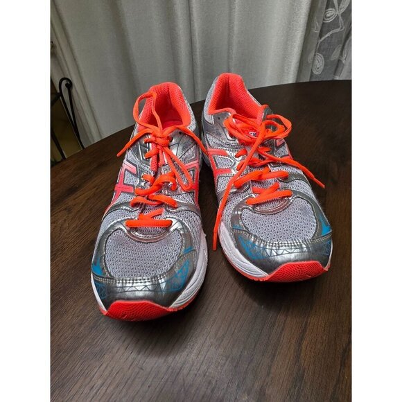 Asics GEL-Exalt 2 Womens Size 9 Orange Gray Fluid Fit Running Walking Shoes - Picture 5 of 16